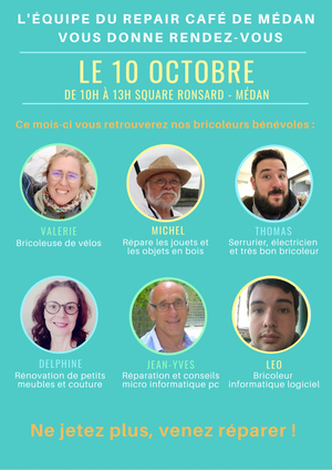 Lancement du Repair Café de Médan (Yvelines)