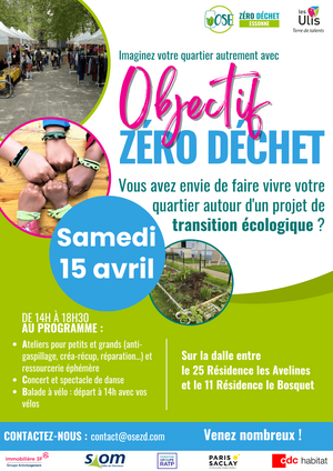 Objectif Zéro déchet : imaginer mon quartier autrement, aux Ulis (Essonne)