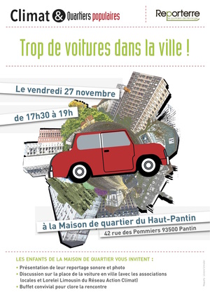 À Pantin, le 27 novembre, les enfants parlent de la place de la voiture en ville