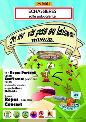 On va pas se laisser miner<small class="fine d-inline"> </small>! journée festive et d'information à Échassières (Allier)