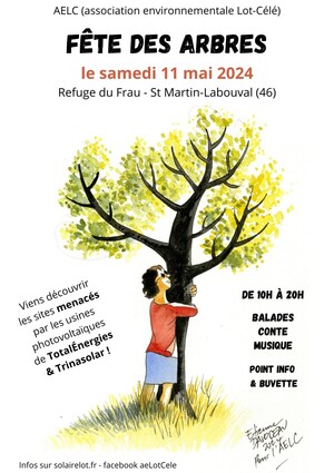Fête des arbres, à Saint-Martin-Labouval (Lot)