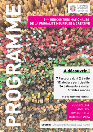 5<sup class="typo_exposants">e</sup> Rencontres de la frugalité, à Nancy (Meurthe-et-Moselle)