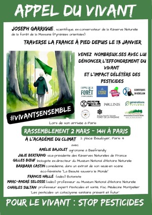 L'Appel du vivant, évènement à Paris