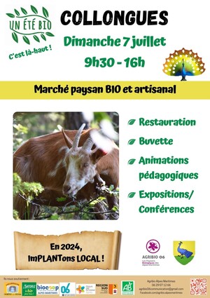 Un été bio, c'est là-haut, à Collongues (Alpes-Maritimes)