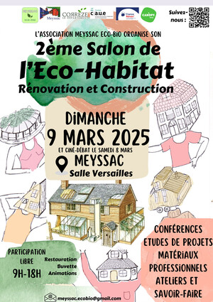 2<sup class="typo_exposants">e</sup> Salon de l'Écohabitat, à Meyssac (Corrèze)