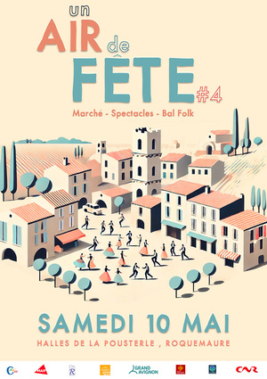 «<small class="fine d-inline"> </small>Un air de fête<small class="fine d-inline"> </small>», à Roquemaure (Gard)