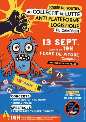 «<small class="fine d-inline"> </small>Soirée contre la plate forme logistique de Campbon<small class="fine d-inline"> </small>» (Loire-Atlantique)