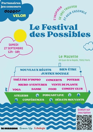 «<small class="fine d-inline"> </small>Festival des possibles<small class="fine d-inline"> </small>», à Paris