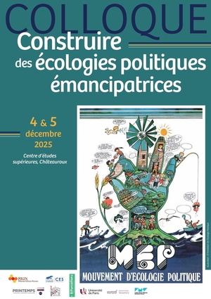 «<small class="fine d-inline"> </small>Construire des écologies politiques émancipatrices<small class="fine d-inline"> </small>», colloque à Châteauroux (Indre)