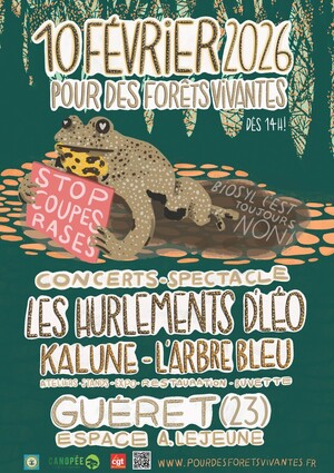 «<small class="fine d-inline"> </small>Une Journée pour des forêts vivantes<small class="fine d-inline"> </small>», à Guéret (Creuse)