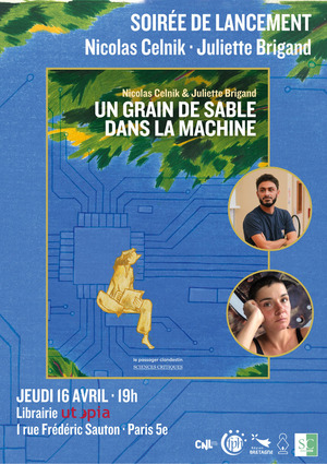 «<small class="fine d-inline"> </small>Un grain de sable dans la machine<small class="fine d-inline"> </small>», soirée de lancement de la bédé, à Paris