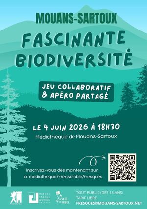 «<small class="fine d-inline"> </small>Fascinante biodiversité<small class="fine d-inline"> </small>», atelier à Mouans-Sartoux (Alpes-Maritimes)