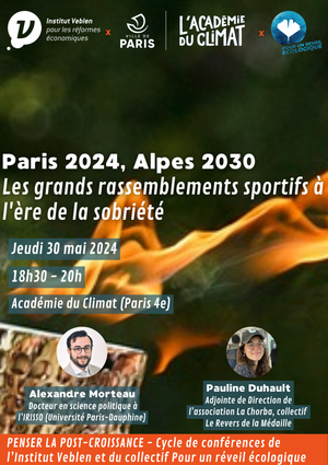 Paris 2024, Alpes 2030 : Les grands rassemblements sportifs à l'ère de la sobriété, table ronde à Paris