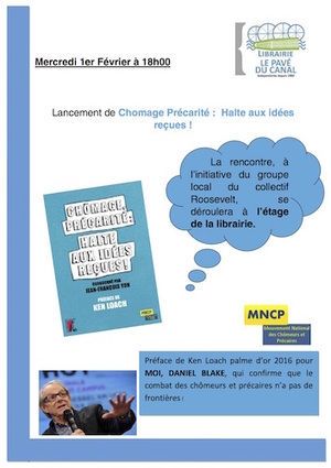 Présentation du livre «<small class="fine d-inline"> </small>Chômage, précarité, Halte aux idées reçues<small class="fine d-inline"> </small>!<small class="fine d-inline"> </small>» à Montigny-le-Bretonneux (Yvelines)