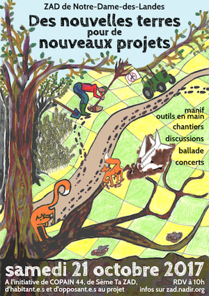 Des nouvelles terres pour de nouveaux projets à la Zad de Notre-Dame-des-Landes (Loire-Atlantique)