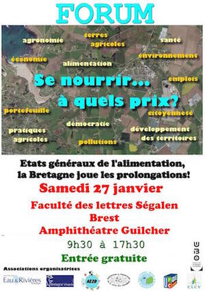 Forum Se nourrir… à quels prix<small class="fine d-inline"> </small>? à Brest (Finistère)