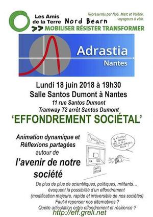 Rencontres autour de l'Effondrement sociétal à Nantes (Loire-Atlantique)