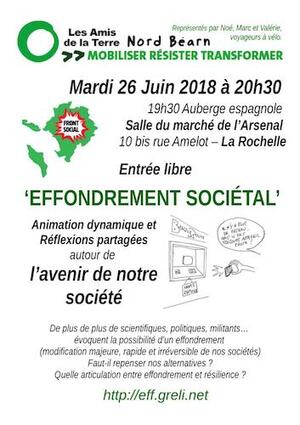 Rencontres autour de l'Effondrement sociétal à La Rochelle (Charente-Maritime)