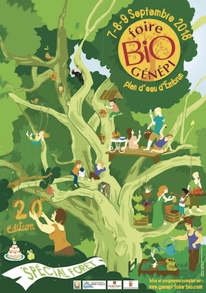 Foire bio Génépi, à Embrun (Hautes-Alpes)