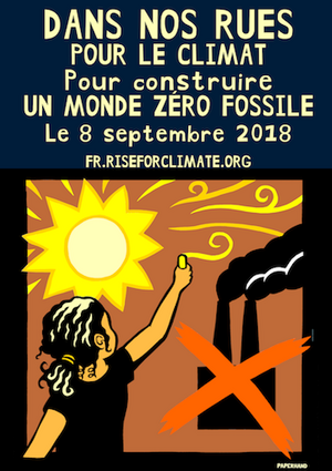 Journée mondiale d'action pour le climat, marche à Paris