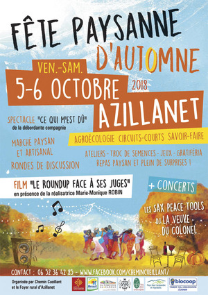 Fête paysanne d'automne 2018, à Azillanet (Hérault)