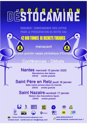 Conférences d'information de Stocamine en Loire-Atlantique
