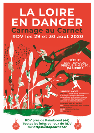 Résistance festive contre le carnage au Carnet (Loire-Atlantique)
