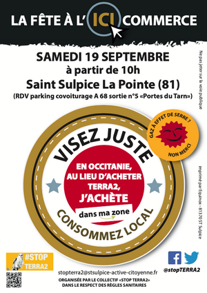 La Fête à l'ici-commerce, à Saint-Sulpice-la-Pointe (Tarn)