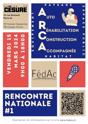 Rencontres nationales de l'autoconstruction-réhabilitation, à Paris