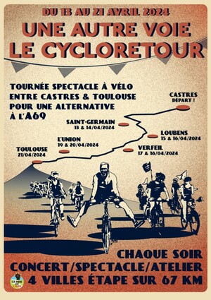 Cycloretour, une Autre voie contre l'A69, à Castres (Tarn)