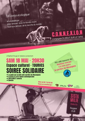 Soirée solidaire avec la lutte contre la carrière de Mazaugues, à Tourves (Var)
