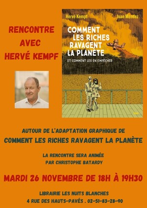 «<small class="fine d-inline"> </small>Comment les riches ravagent la planète<small class="fine d-inline"> </small>», à Nantes