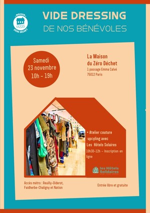 Le vide-grenier et le vide-dressing de nos bénévoles, à Paris