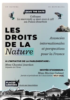 «<small class="fine d-inline"> </small>Les droits de la nature : avancées internationales et perspectives pour la France<small class="fine d-inline"> </small>», à Paris