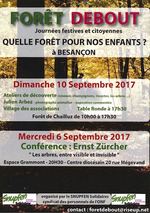 Quelle forêt pour nos enfants<small class="fine d-inline"> </small>? conférence et sortie en forêt à Besançon (Doubs)