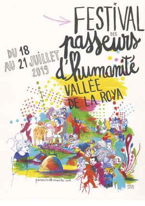 Festival des passeurs d'humanité, vallée de la Roya (Alpes-Maritimes)
