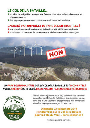 Fête du vent au col de la Bataille, à Omblèze (Drôme)