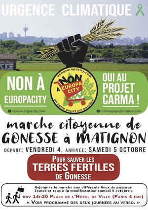 Marche citoyenne de Gonesse à Matignon