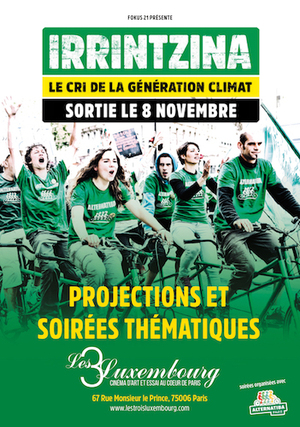 Irrintzina, le cri de la génération climat, soirées de projection et de débat à Paris