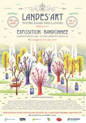 Landes'art 2020, à Notre-Dame-des-Landes (Loire-Atlantique)