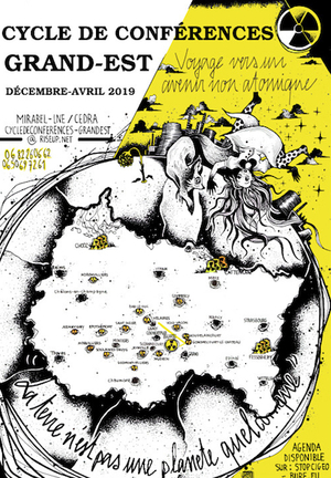 Conférences «<small class="fine d-inline"> </small>Histoires et témoignages des luttes à Bure de 1994 à aujourd'hui<small class="fine d-inline"> </small>», à Commercy (Meuse), Metz (Moselle), Reims (Marne), Neuchâteau (Vosges)