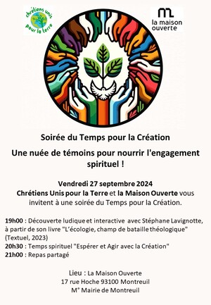 Soirée du Temps pour la Création, à Montreuil (Seine-Saint-Denis)