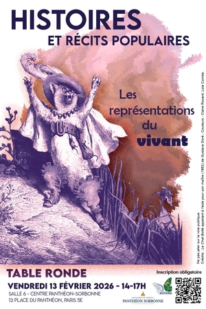 «<small class="fine d-inline"> </small>Histoires et récits populaires, les représentations du vivant<small class="fine d-inline"> </small>», table ronde à Paris