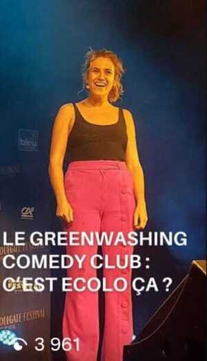 Greenwashing Comedy Club, à Paris