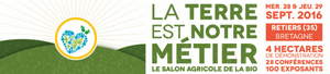 La terre est notre métier, le salon agricole de la bio, à Retiers (Ille-et-Vilaine) 