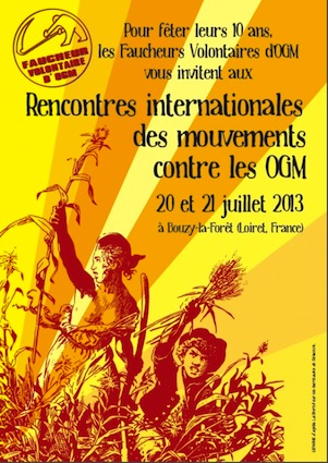 Rencontres des Faucheurs volontaires le 20 juillet