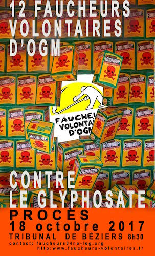 Procès du glyphosate, conférence à Béziers (Hérault)