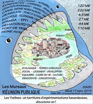 Réunion contre les grands projets inutiles dans les Yvelines