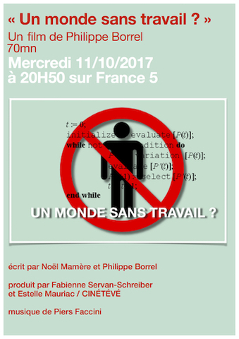 Ce Soir À <span class="caps">LA</span> TÉLÉ - L'intelligence artificielle à l'assaut des emplois
