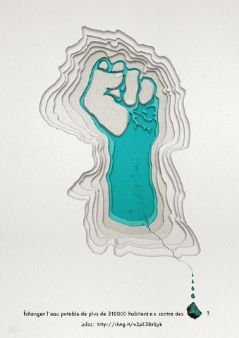 La carte des luttes de Reporterre illustrée par des artistes